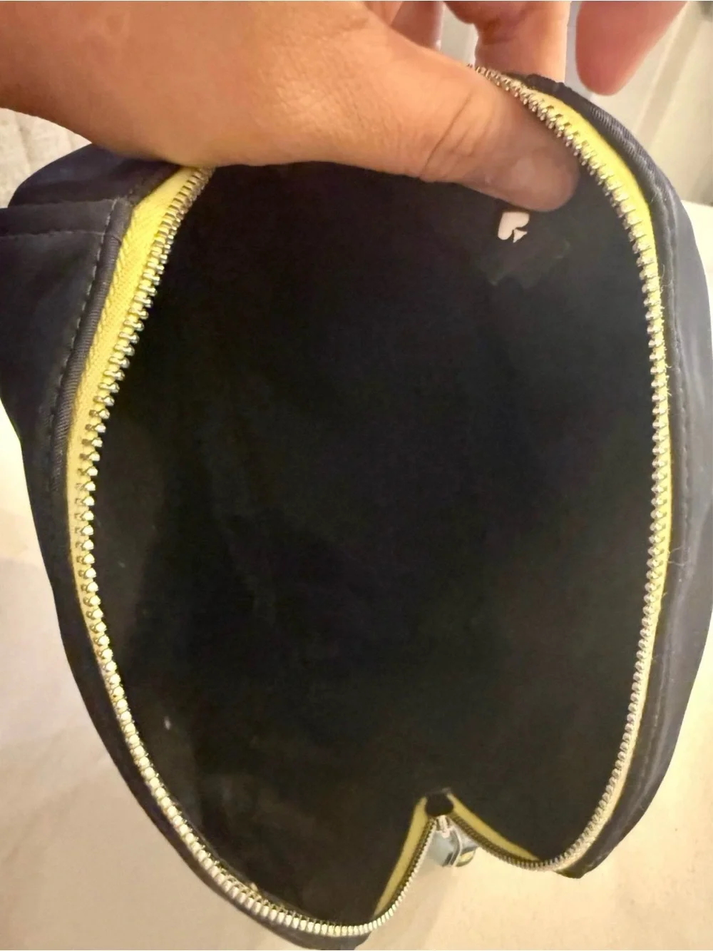 *NEW* Kate Spade ♠️ New York Navy blue & neon yellow makeup